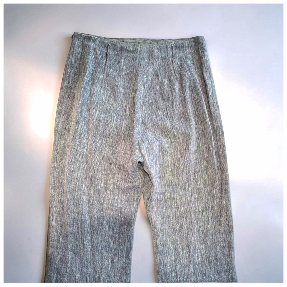 JON Gray Textured Wide-Leg Dress Pants | Size 4 |Tailored | Minimalist Chic - Picture 5 of 10